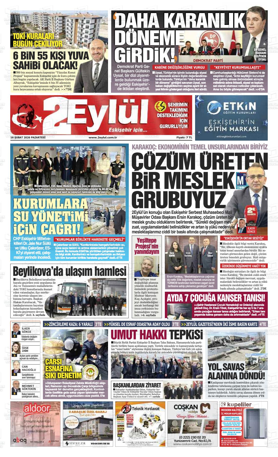 Eskisehir 2 Eylul 16.02.2026