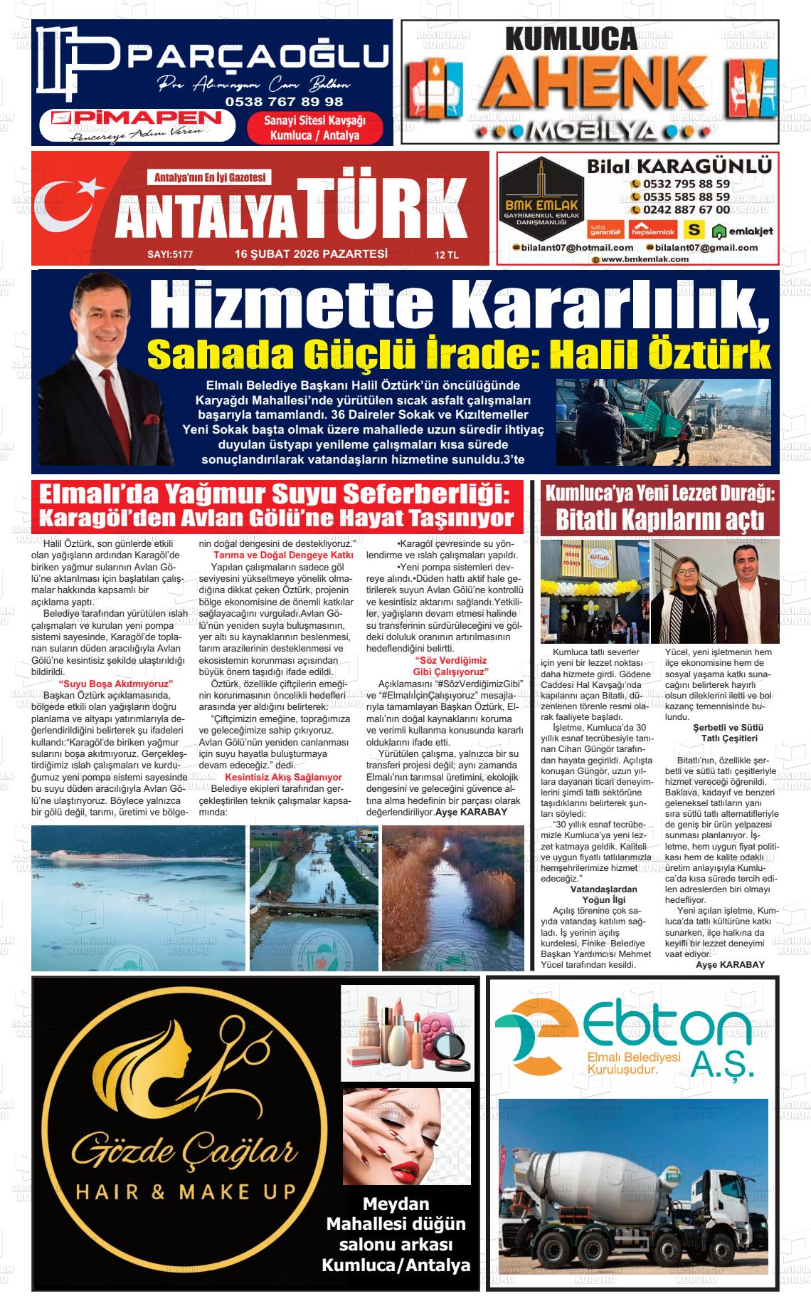 Antalya Finikea 16.02.2026