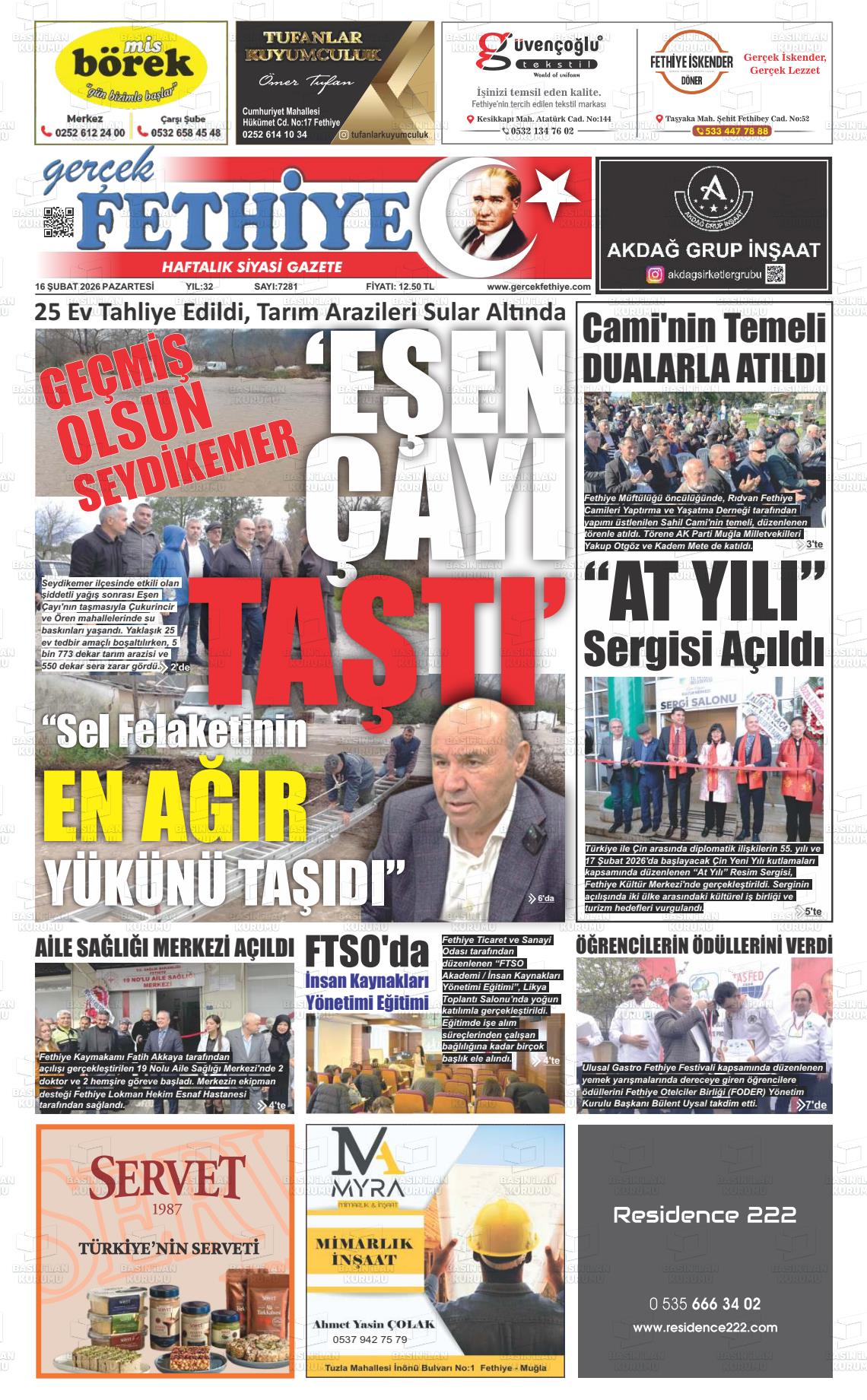 Mugla Gercekfethiye 16.02.2026