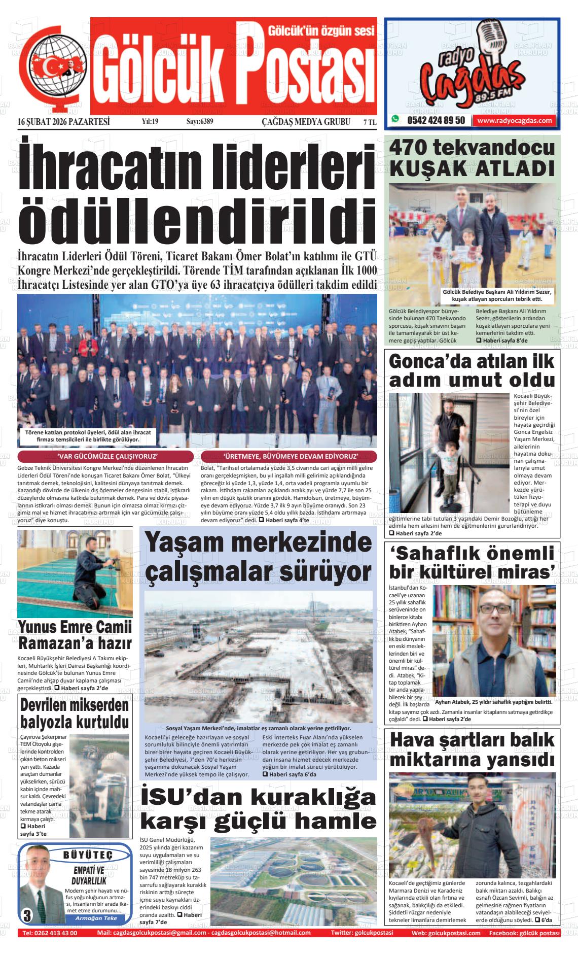 Kocaeli Golcukpostasi 16.02.2026