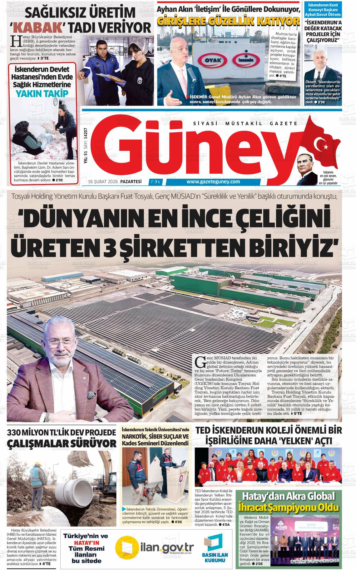 Mersin Guney 16.02.2026