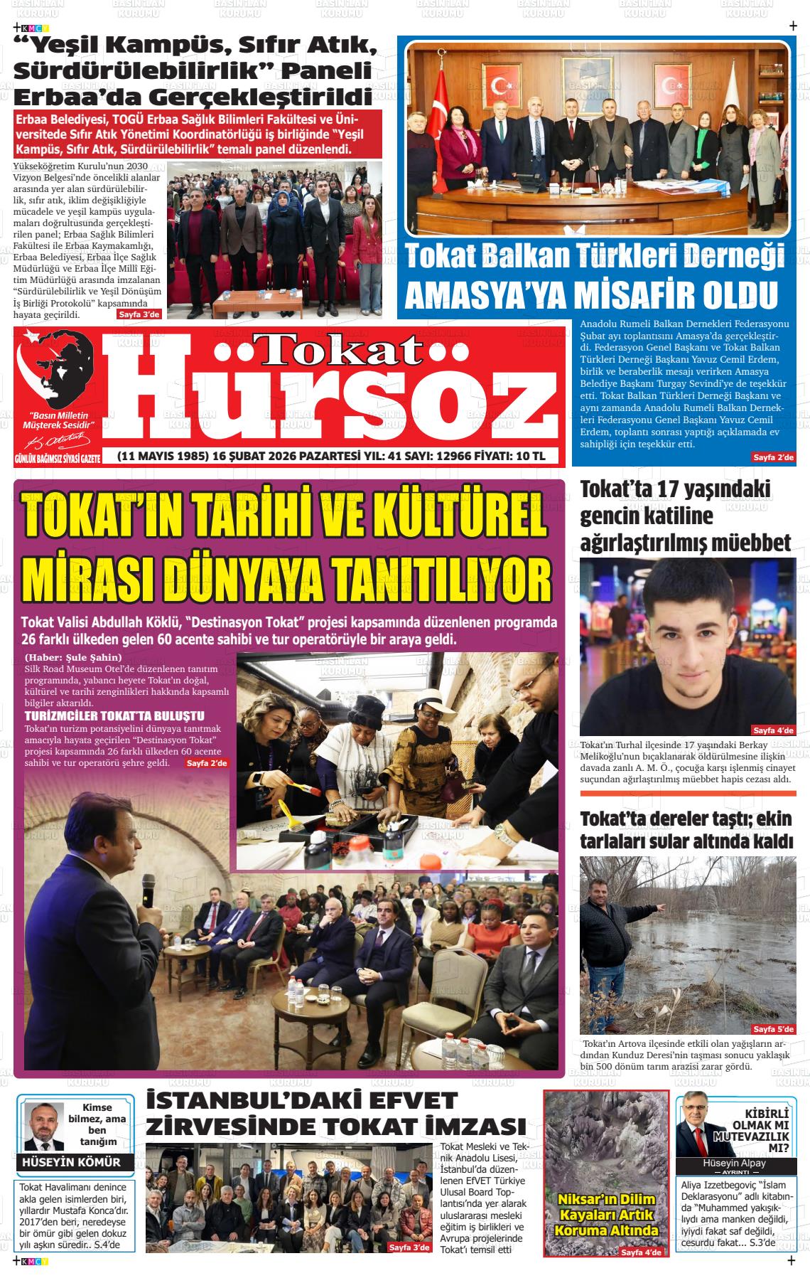 Tokat Hursoz 16.02.2026