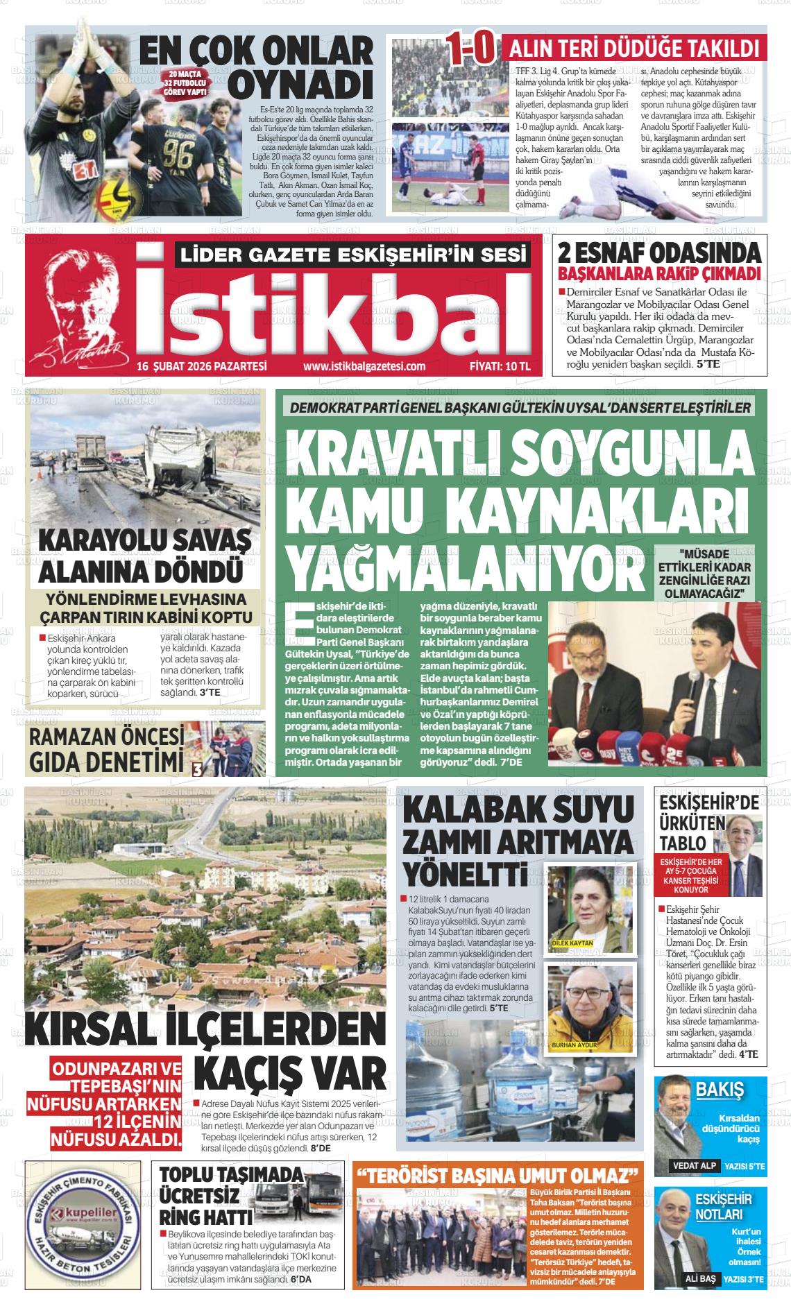 Eskisehir Istikbal 16.02.2026
