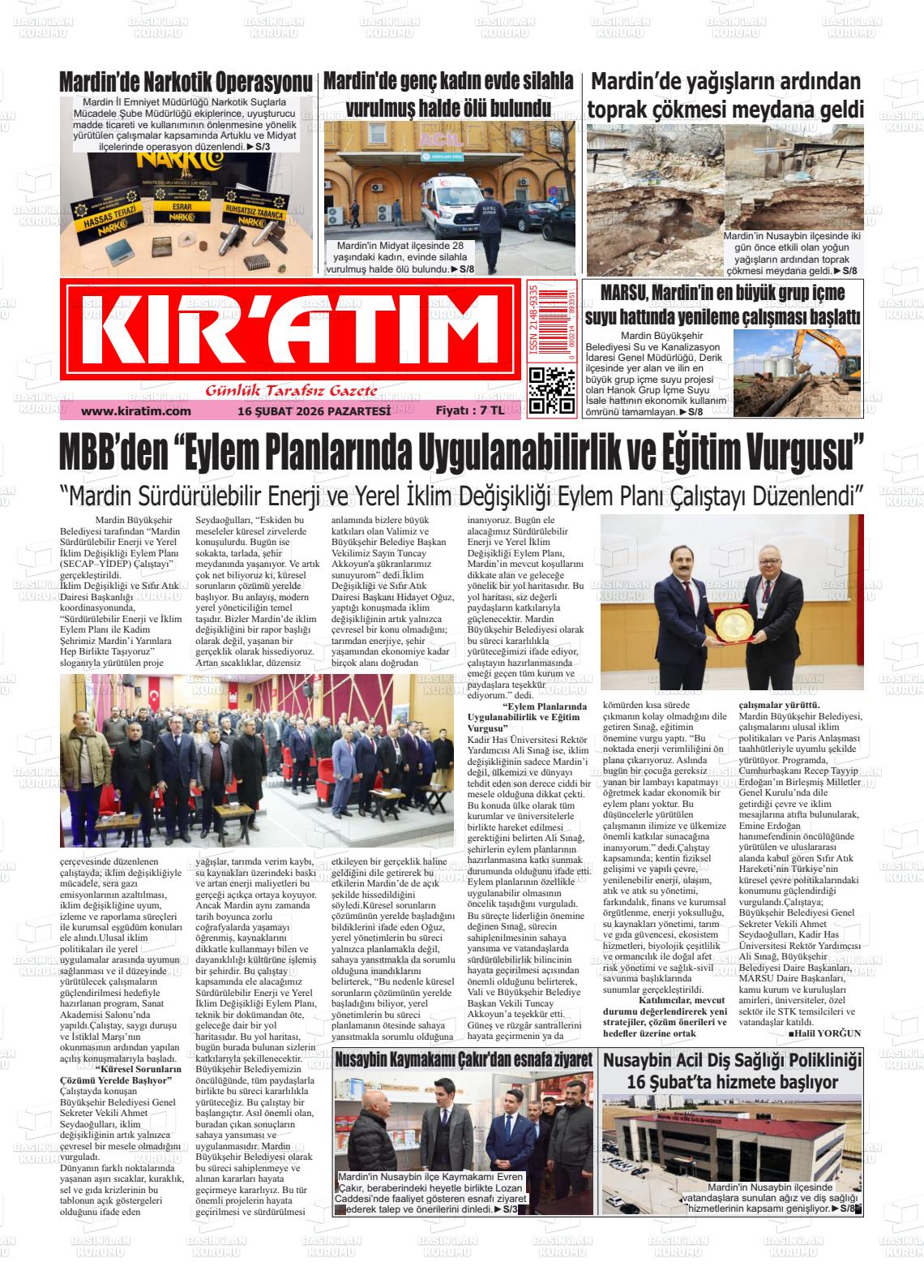 Mardin Kiratim 16.02.2026