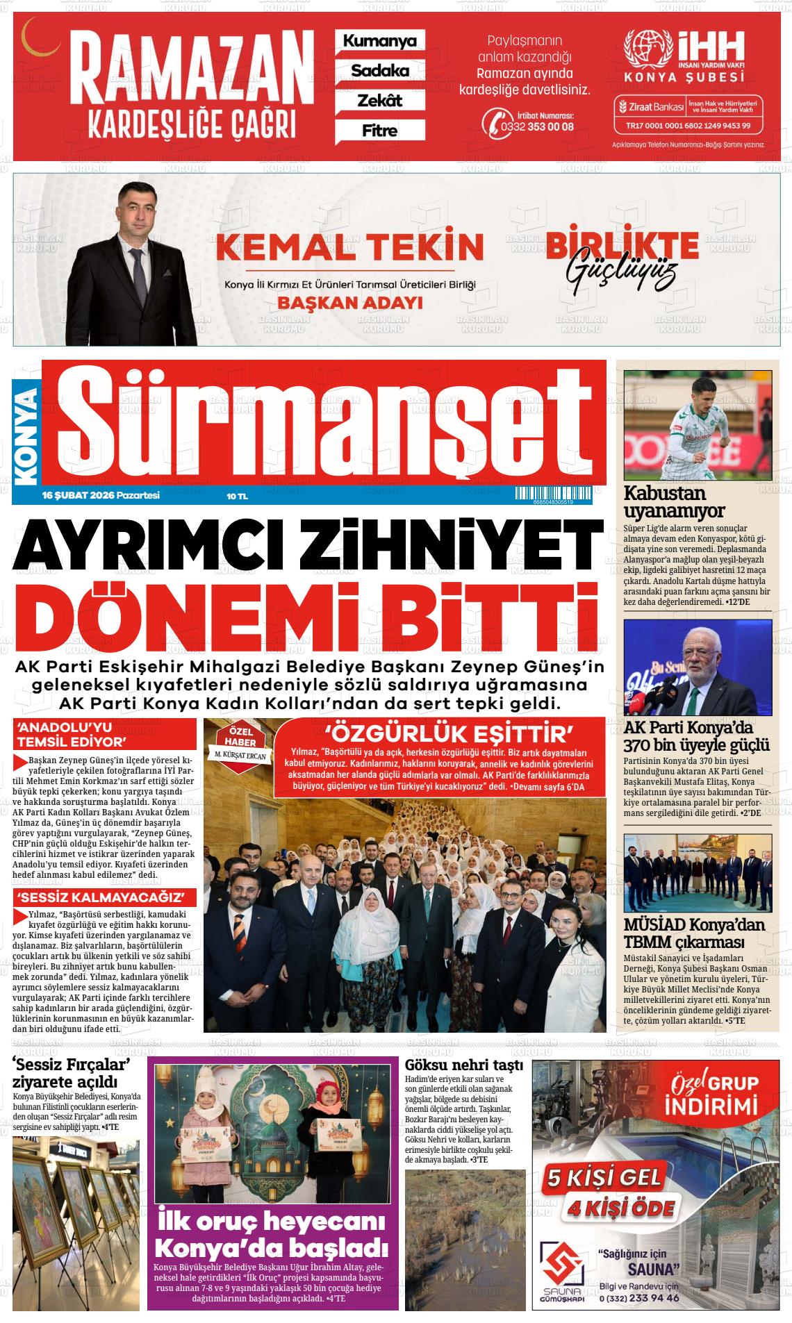 Konya Ninsesi 16.02.2026