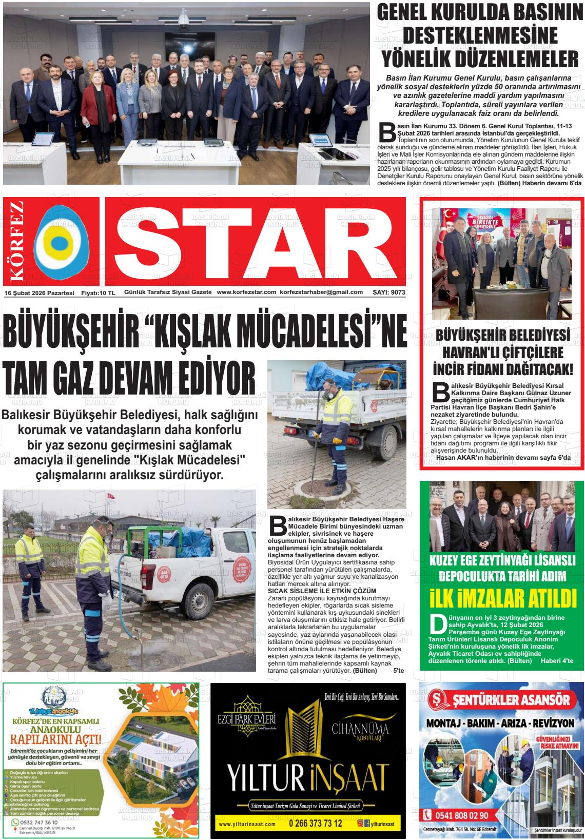 Balikesir Korfezstar 16.02.2026