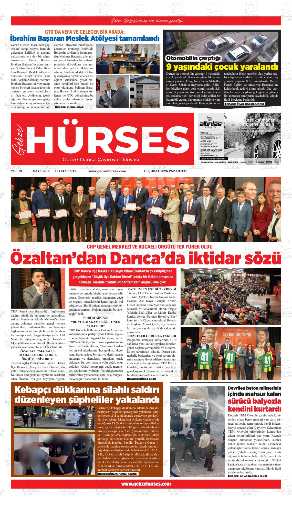 Kocaeli Marmaragebze 16.02.2026