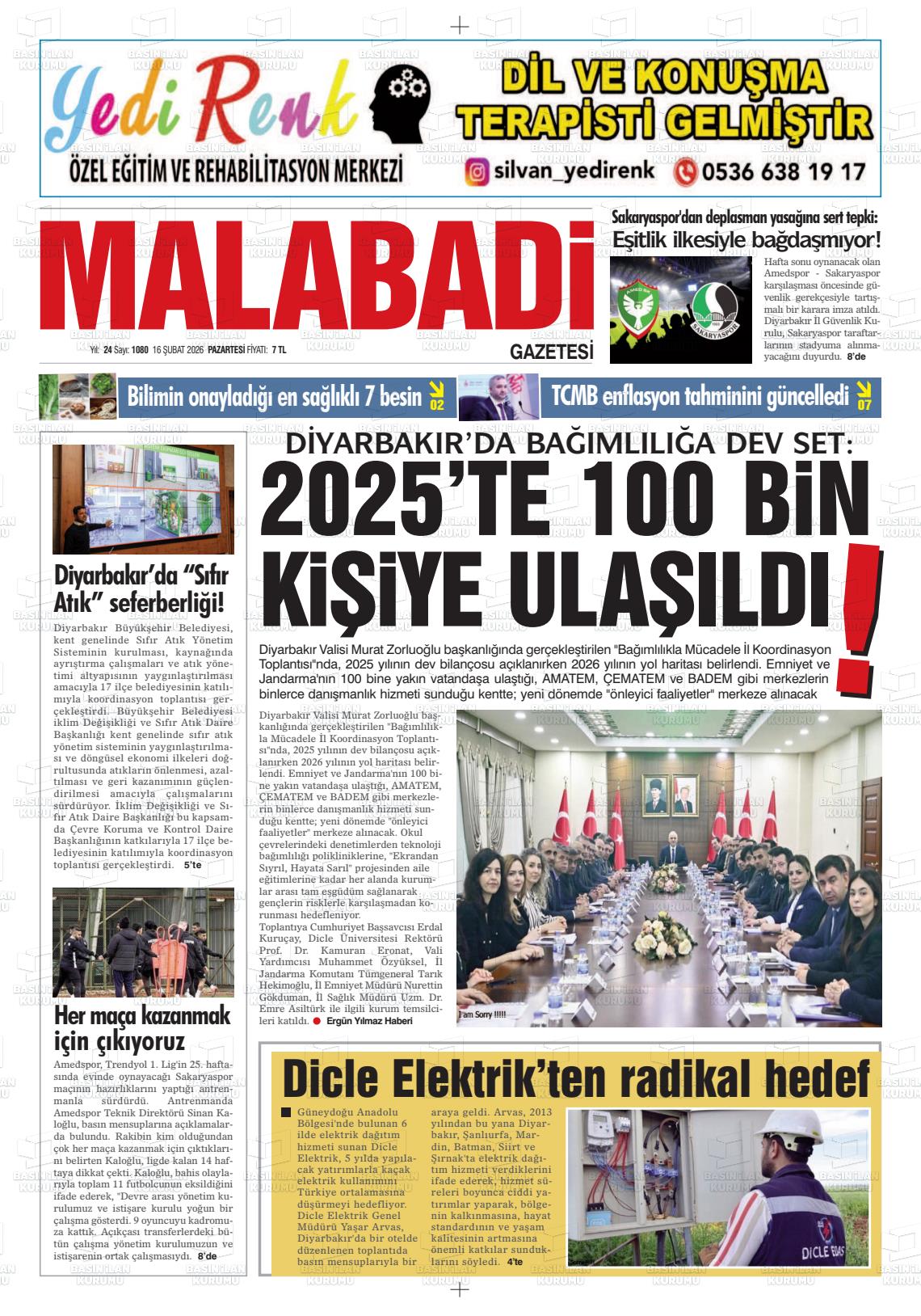 Diyarbakir Mezopotamya 16.02.2026