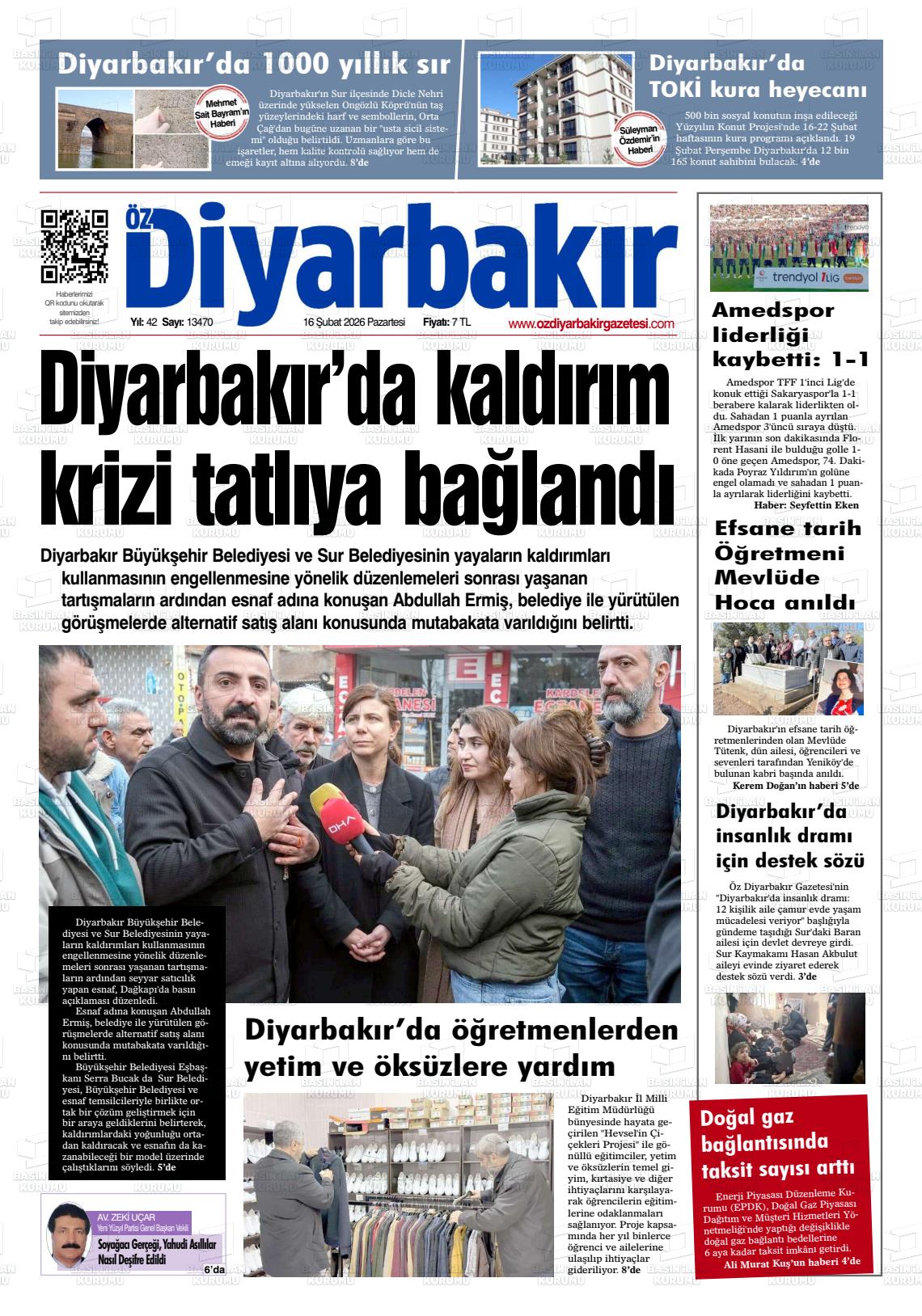 Diyarbakir Oz 16.02.2026