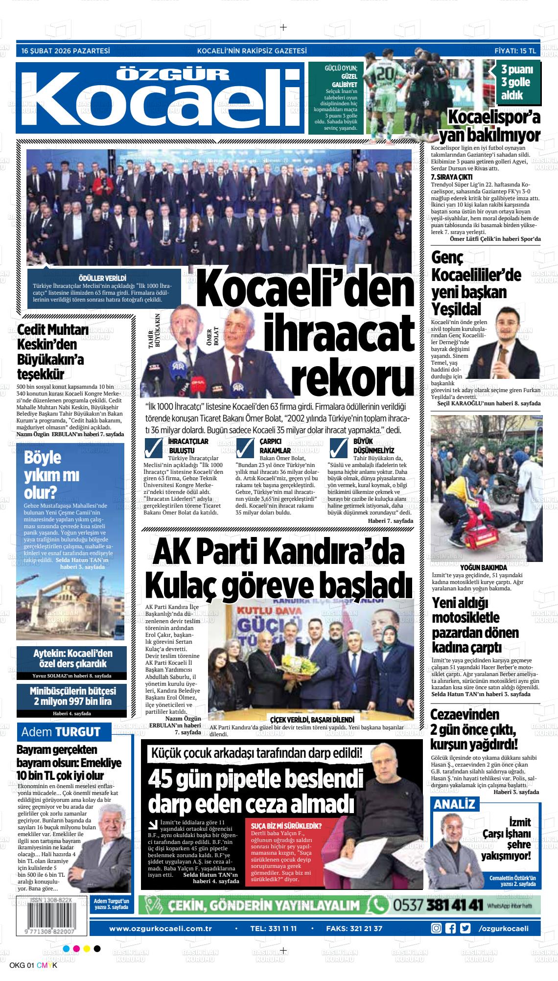 Kocaeli Ozgur 16.02.2026