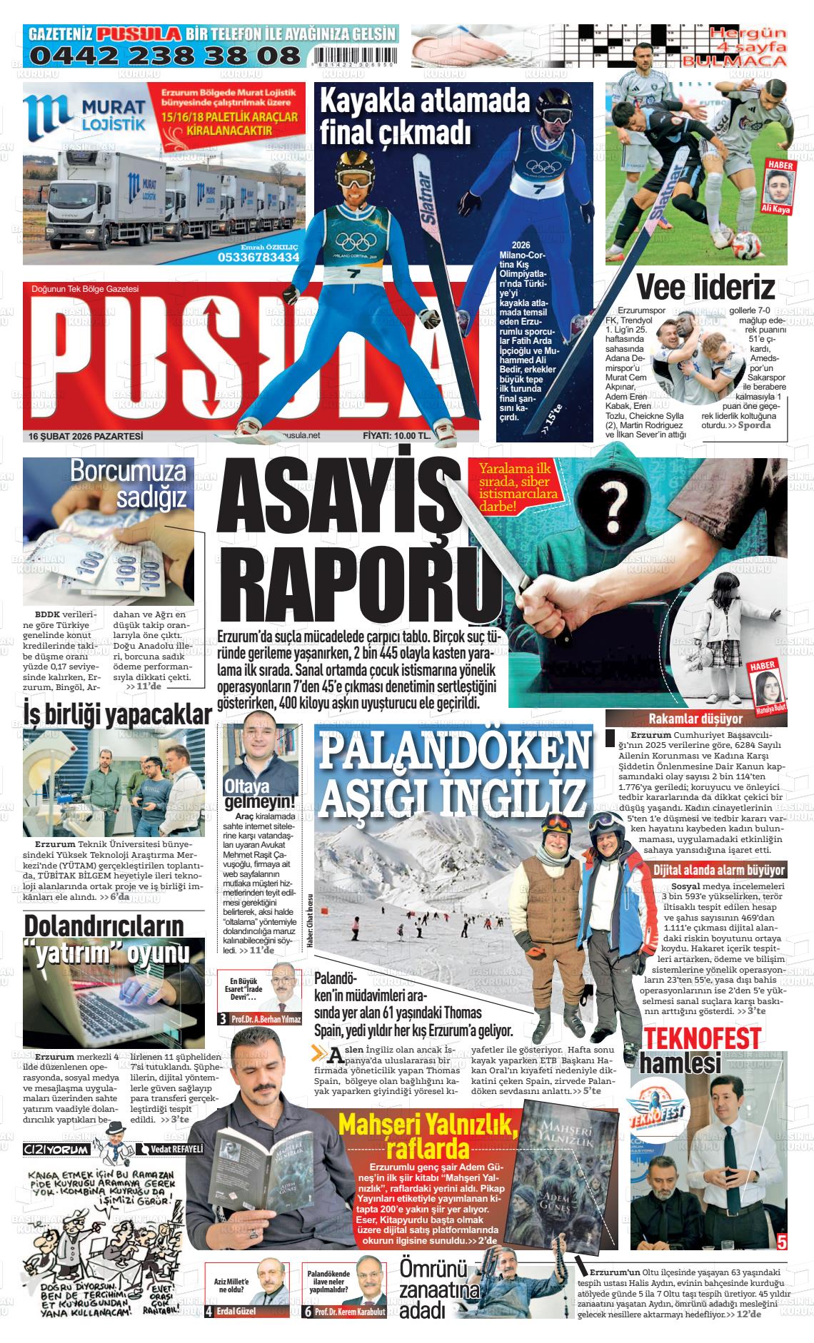 Zonguldak Pusula 16.02.2026