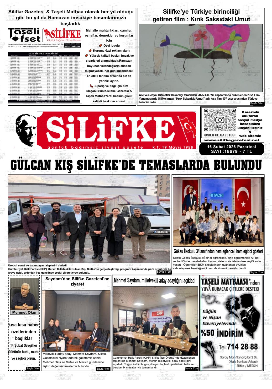 Mersin Silifke 16.02.2026