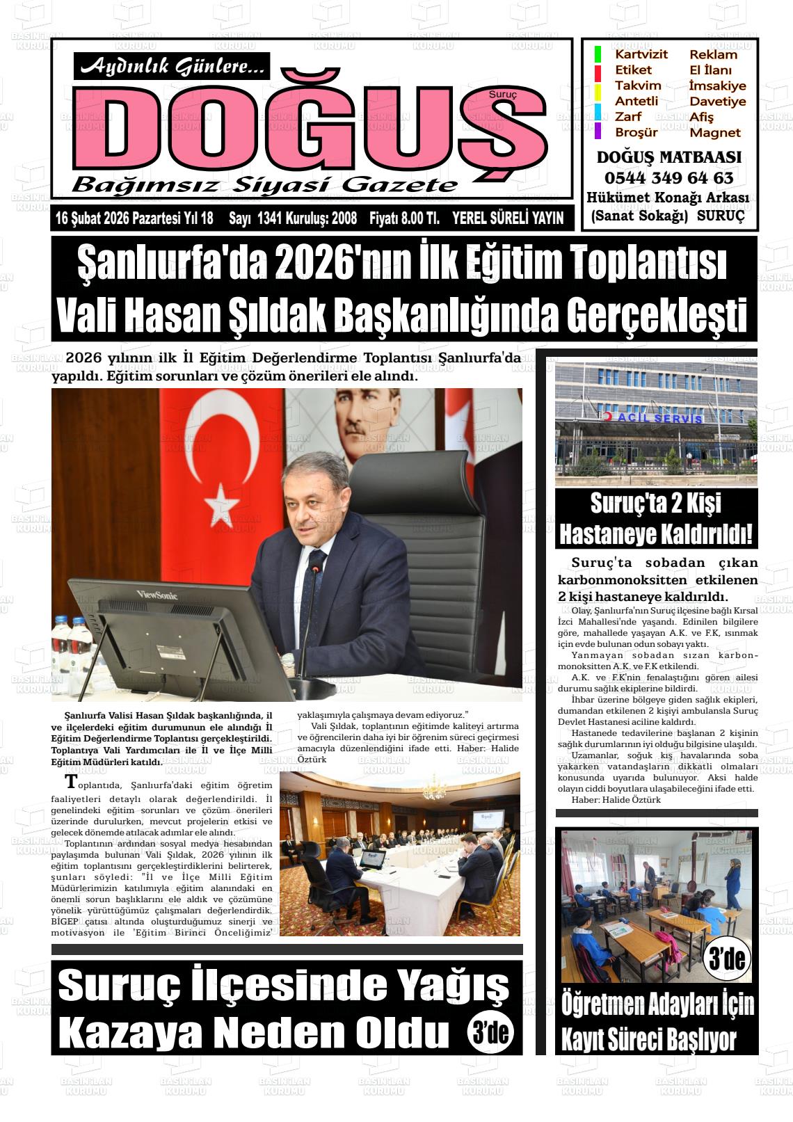 Sanliurfa Surucdogus 16.02.2026