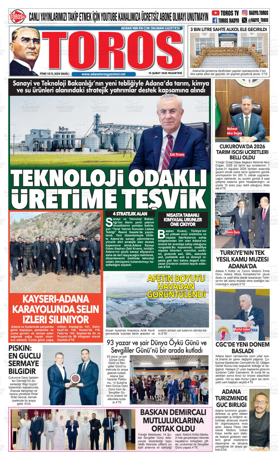 Antalya Toros 16.02.2026