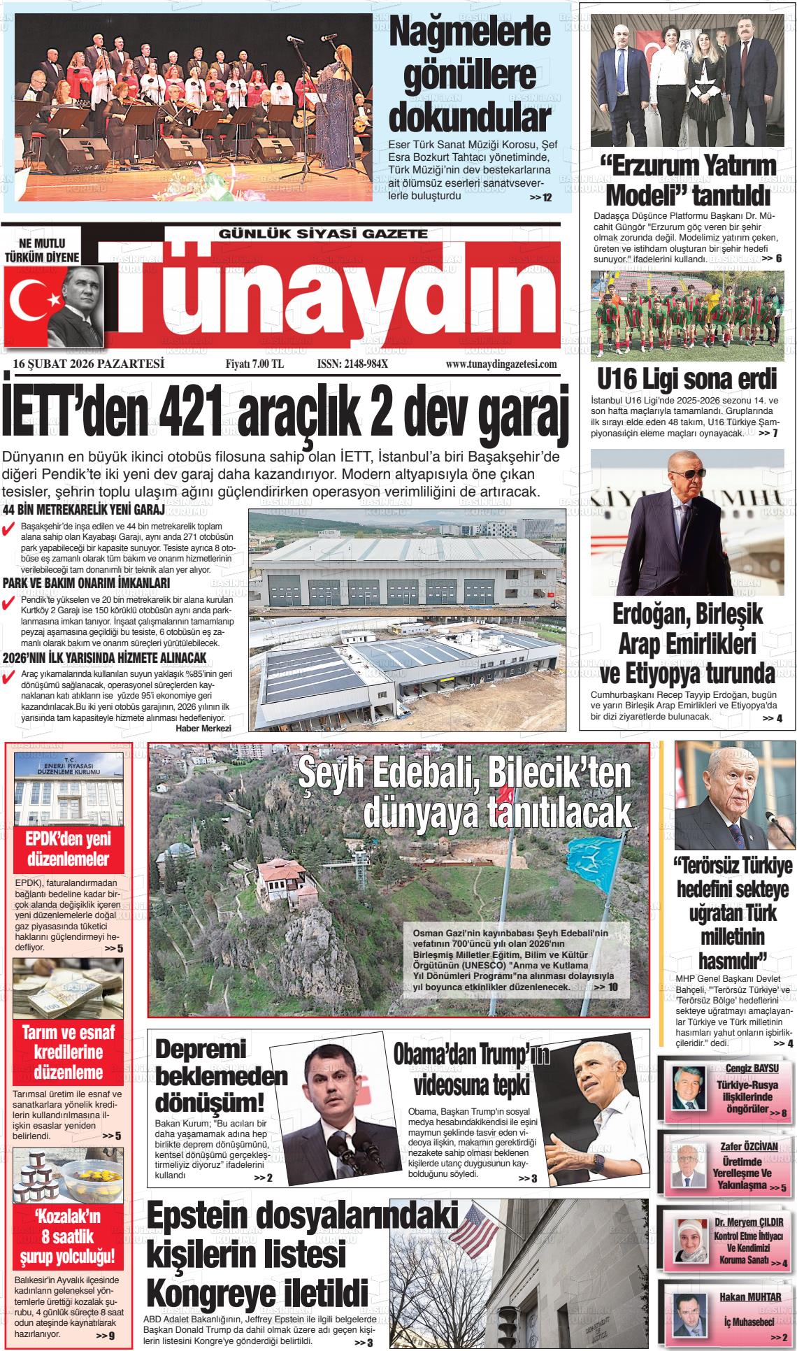 Istanbul Tunaydin 16.02.2026