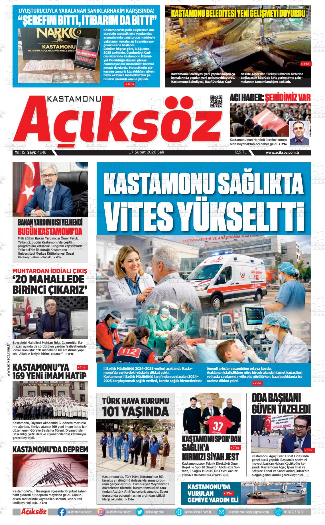 Kastamonu Aciksoz 17.02.2026