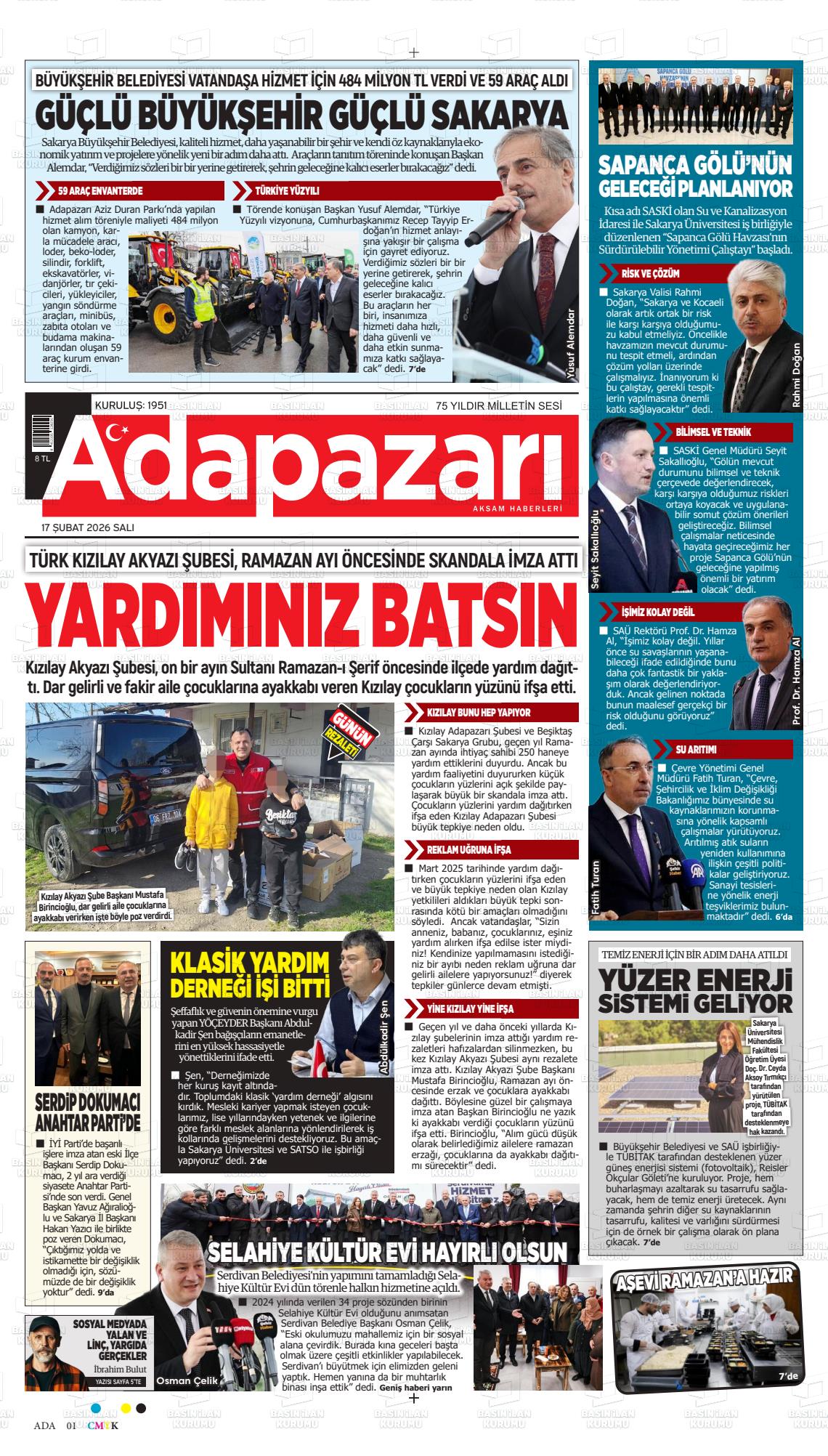 Sakarya Adapazariaksamhaberleri 17.02.2026