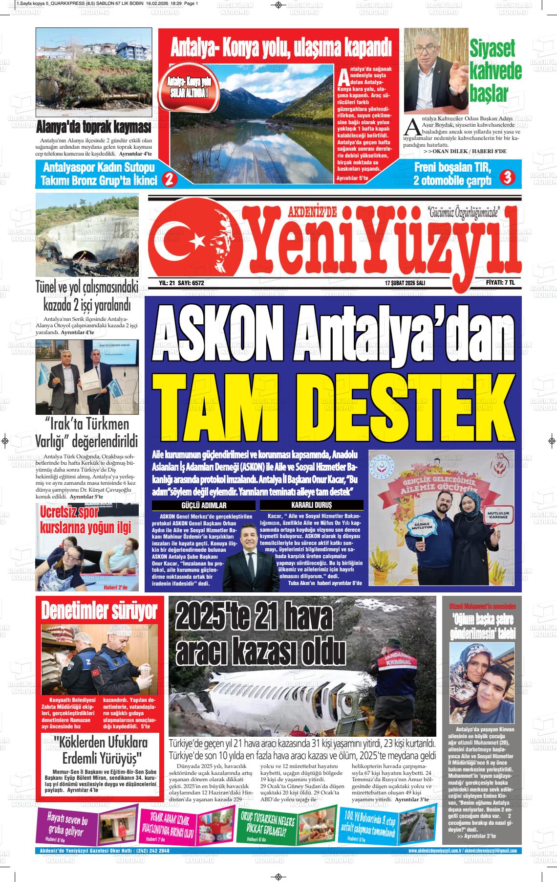 Antalya Akdenizdeyeniyuzyil 17.02.2026