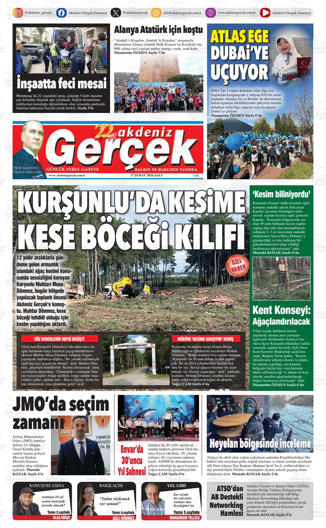 Antalya Akdenizgercek 17.02.2026