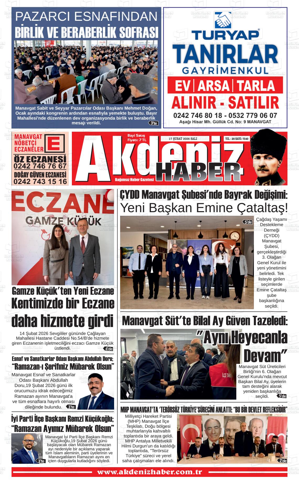Antalya Akdenizhaber 17.02.2026