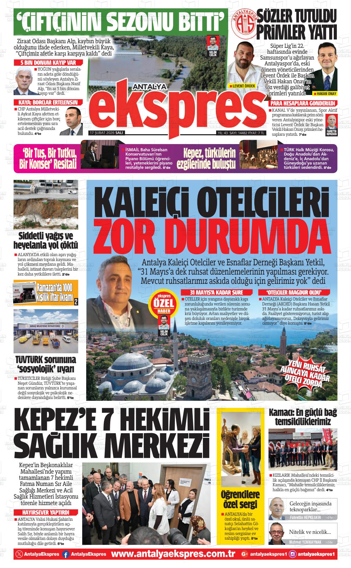 Antalya Ekspres 17.02.2026