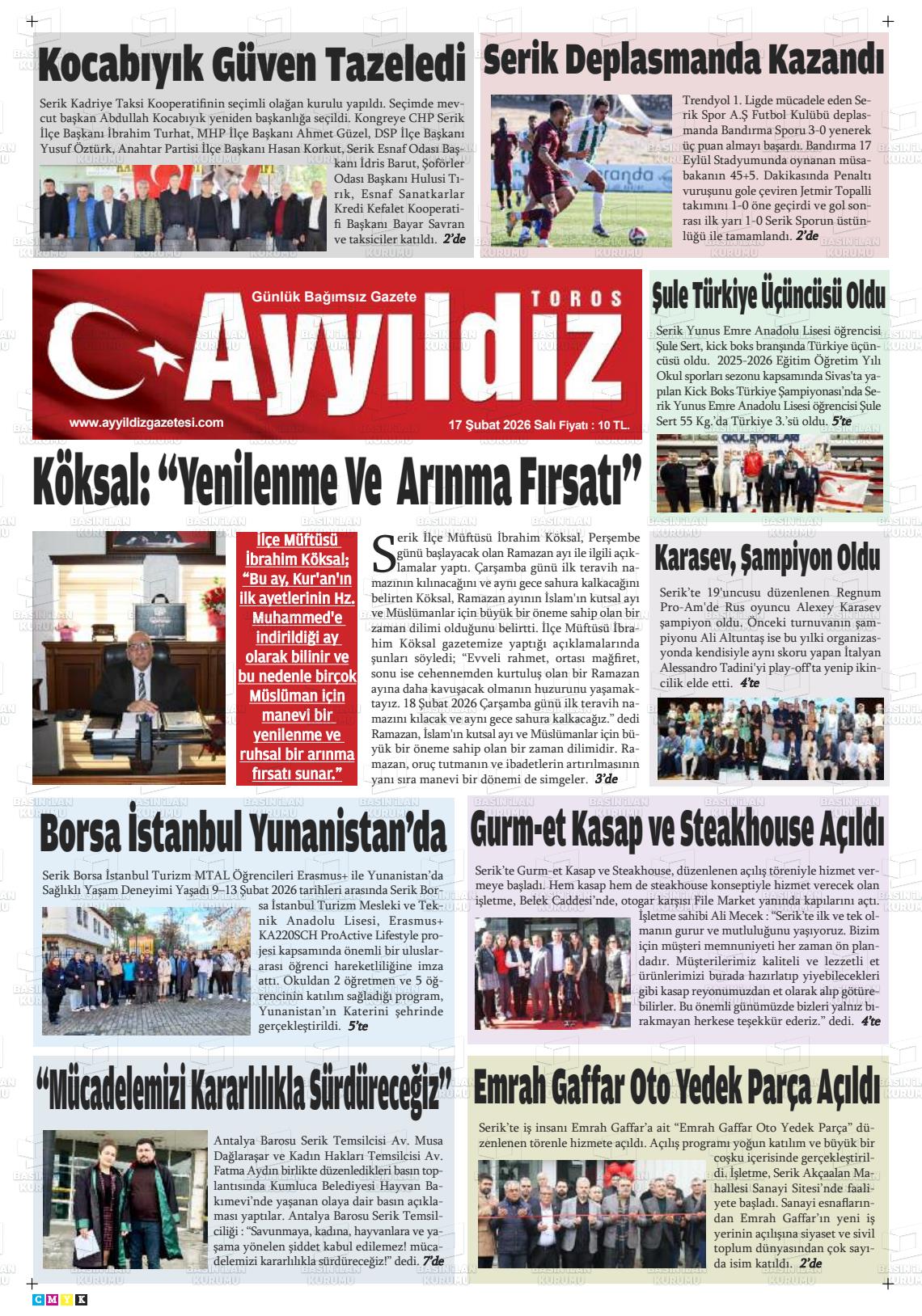 Antalya Ayyildiztoros 17.02.2026