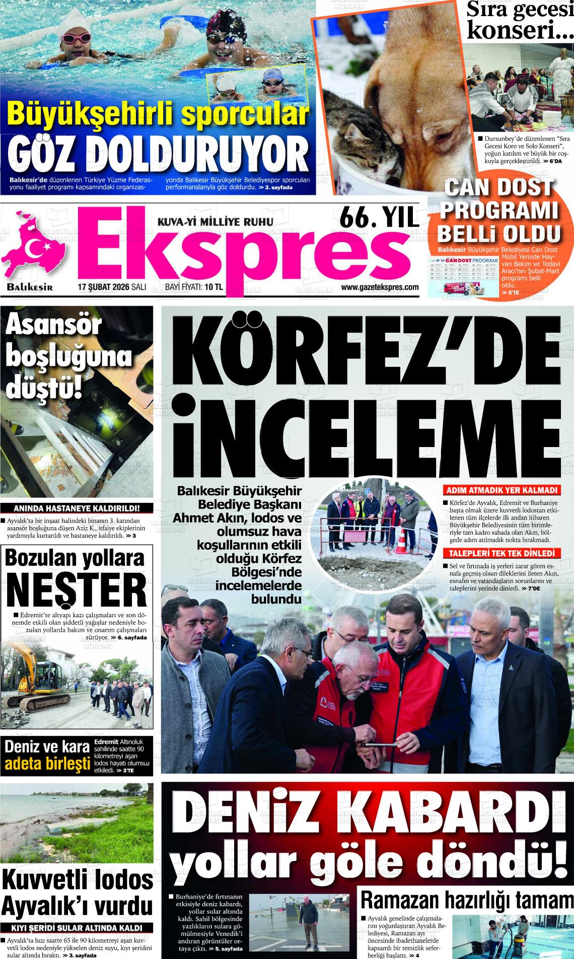 Balikesir Ekspres 17.02.2026