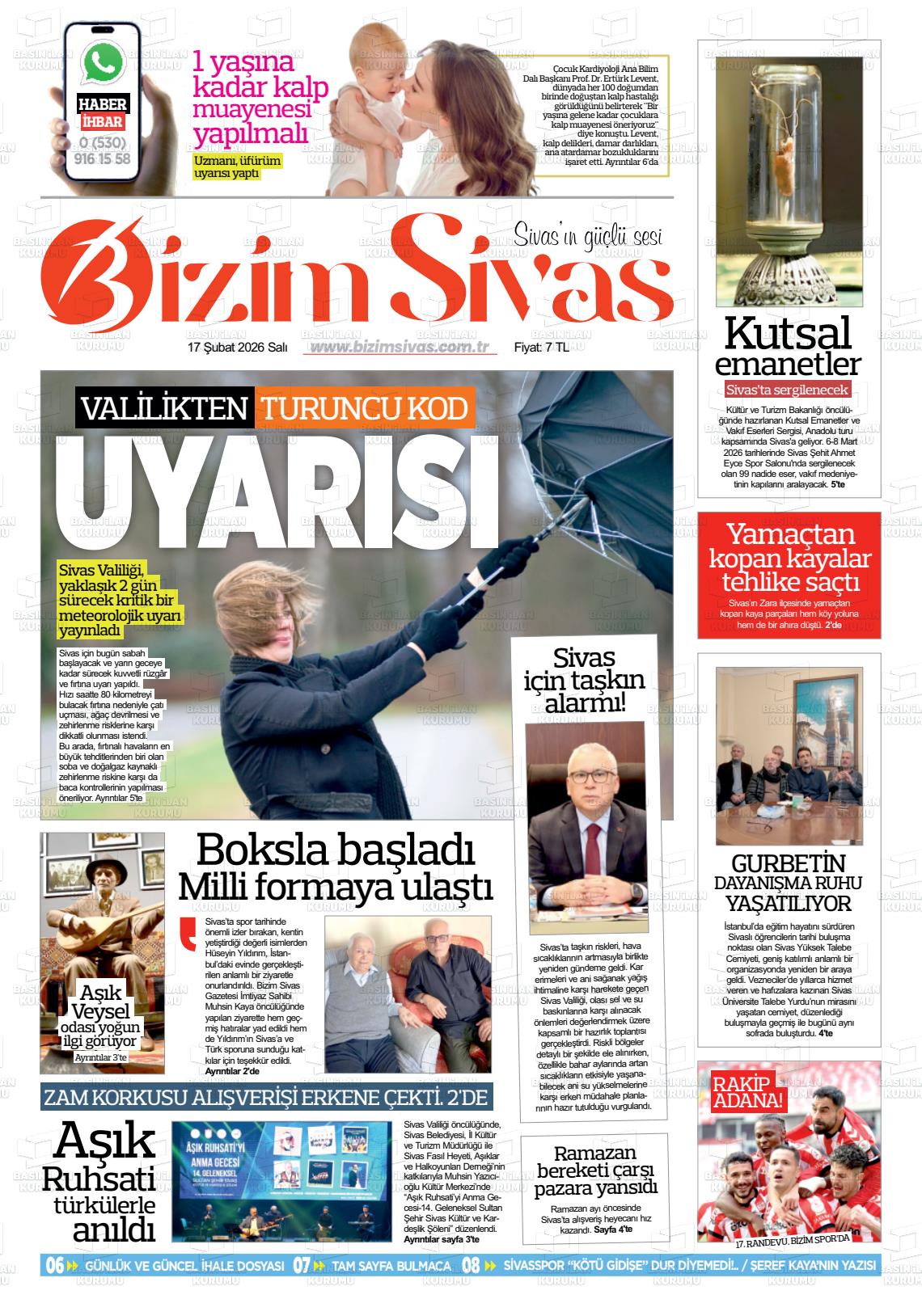 Sivas Bizim 17.02.2026
