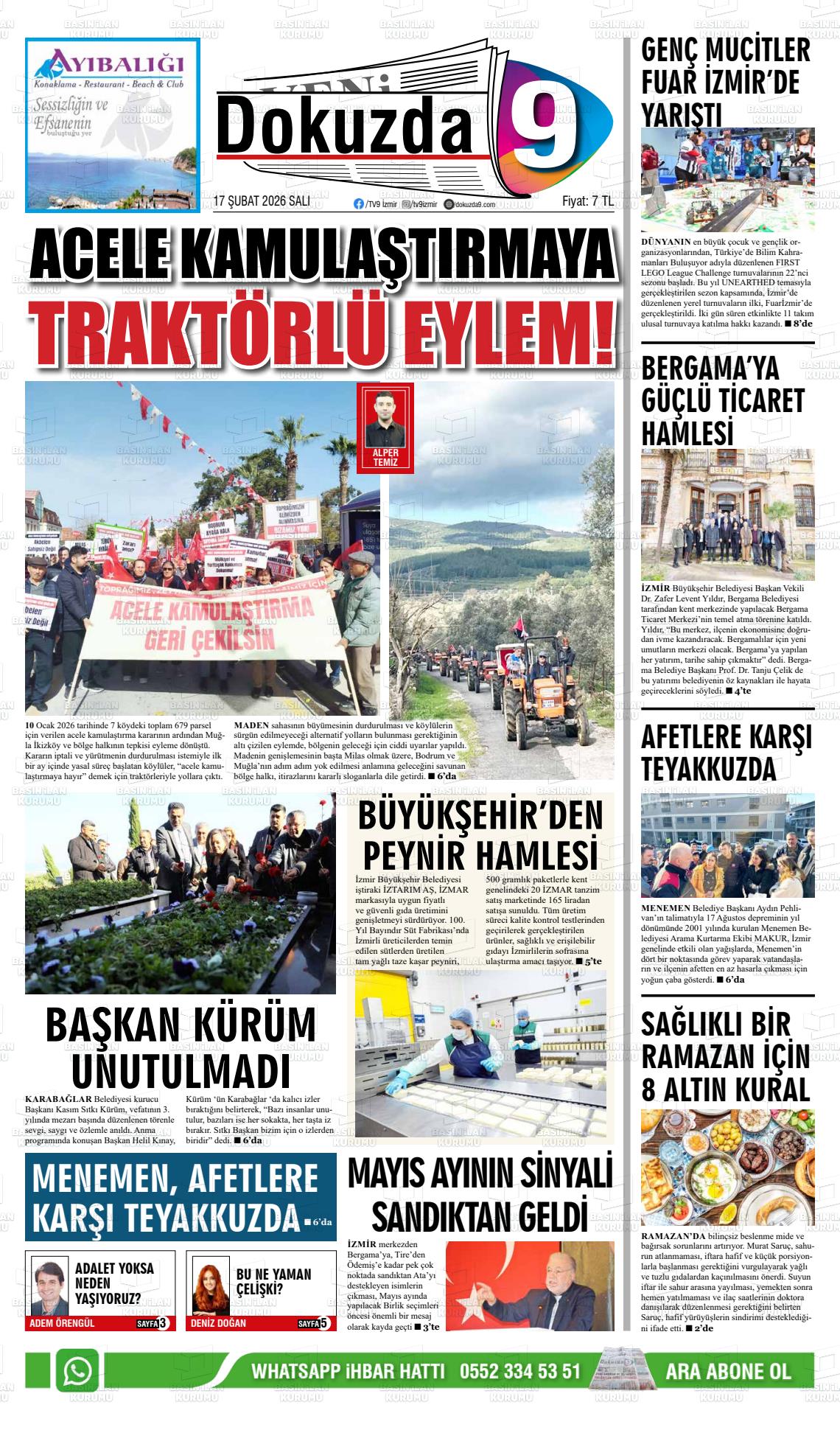 Izmir Buyuktorbali 17.02.2026