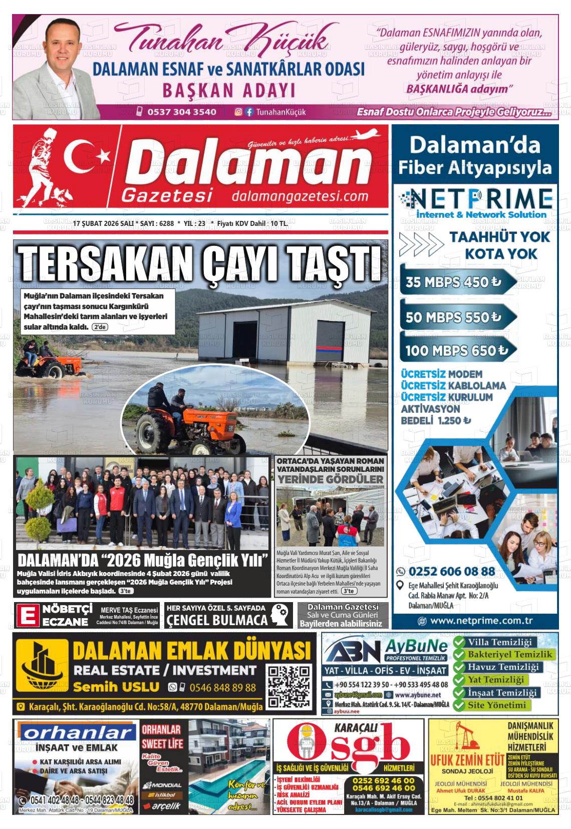 Mugla Dalaman 17.02.2026