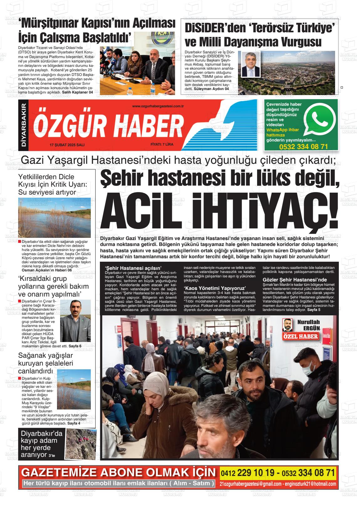 Diyarbakir Ozgurhaber 17.02.2026