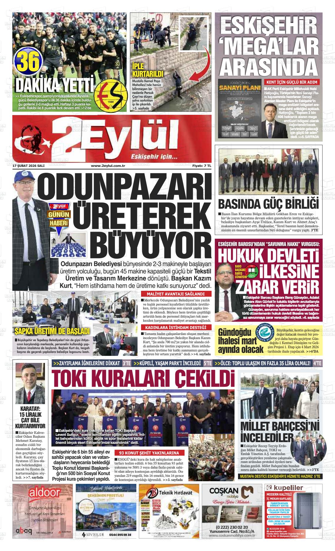 Eskisehir 2 Eylul 17.02.2026