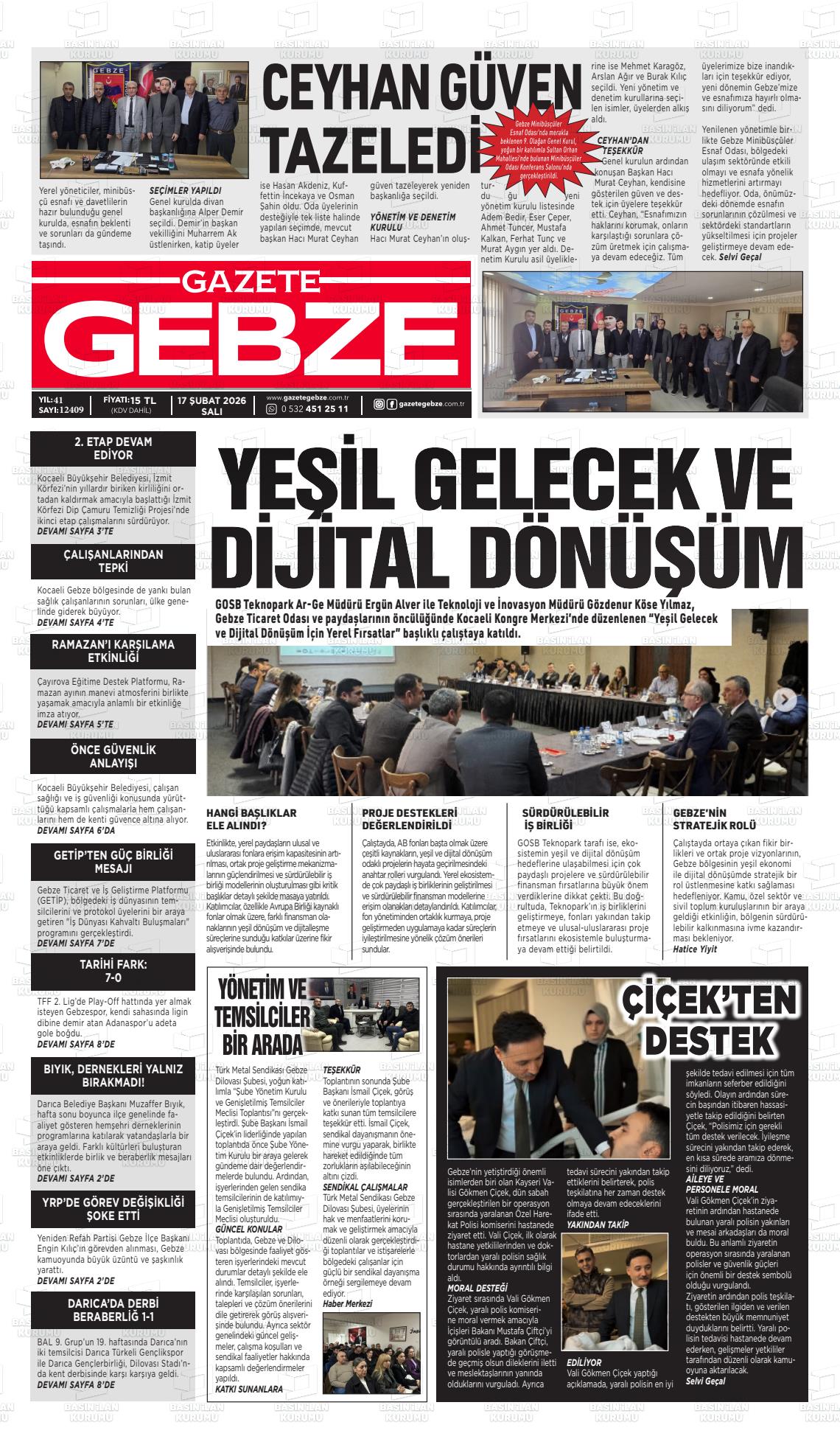 Kocaeli Gebze 17.02.2026