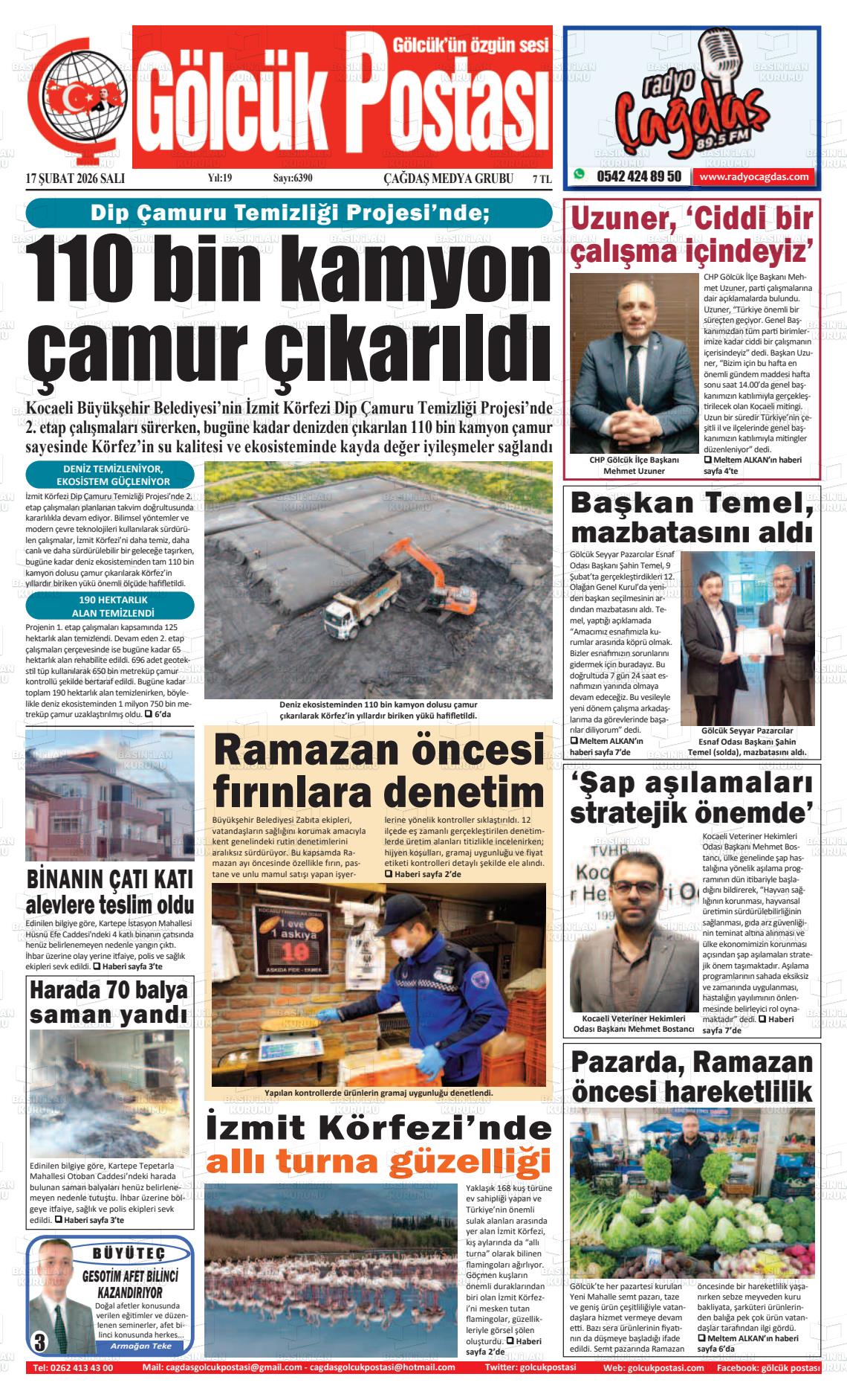 Kocaeli Golcukpostasi 17.02.2026