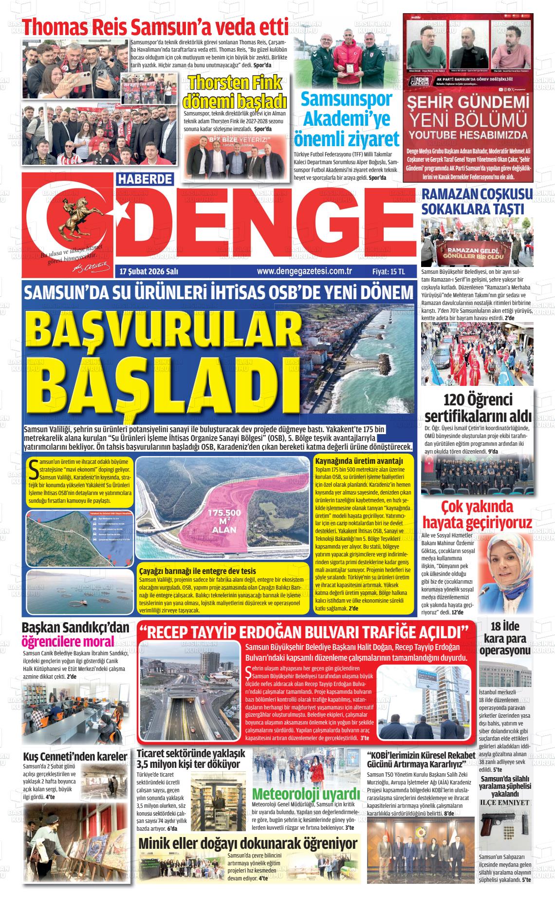 Samsun Haberdedenge 17.02.2026