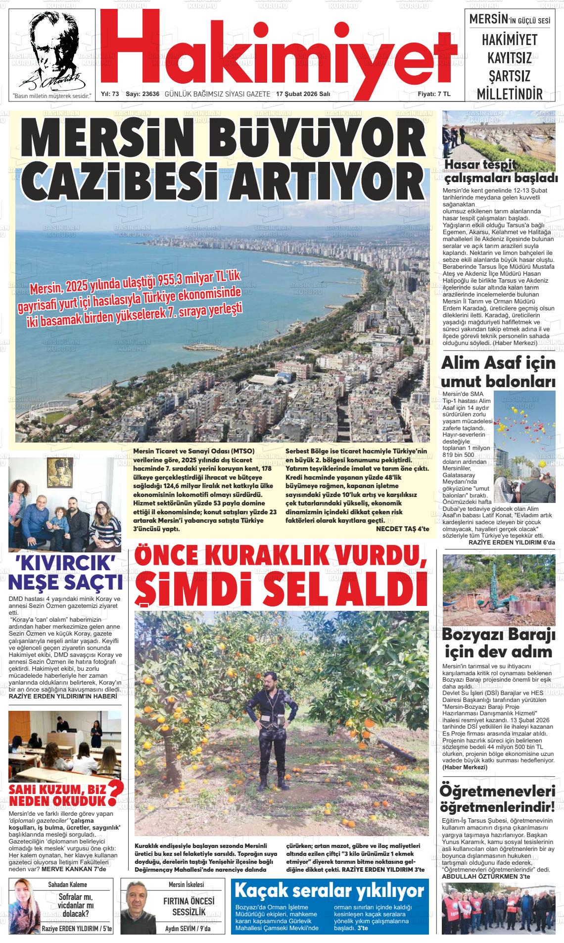 Konya Hakimiyet 17.02.2026