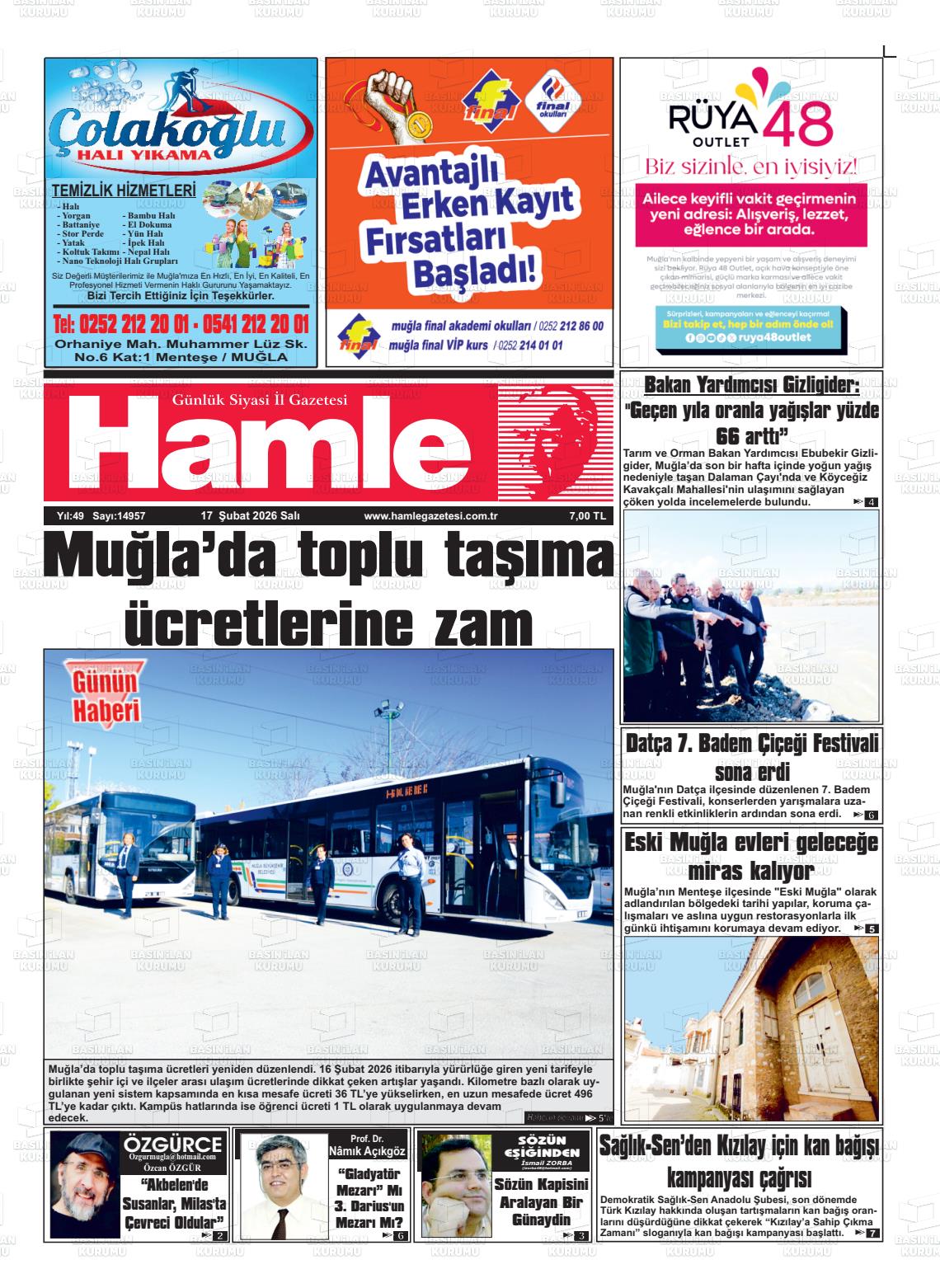 Mugla Hamle 17.02.2026