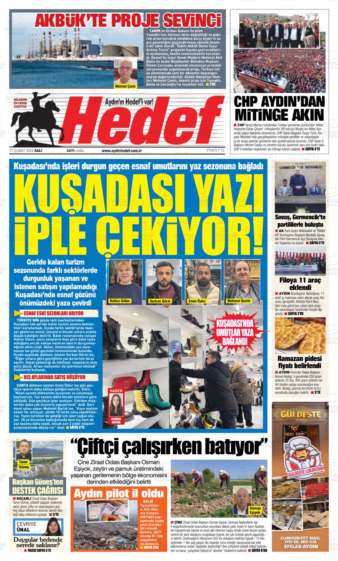 Canakkale Hedef 17.02.2026