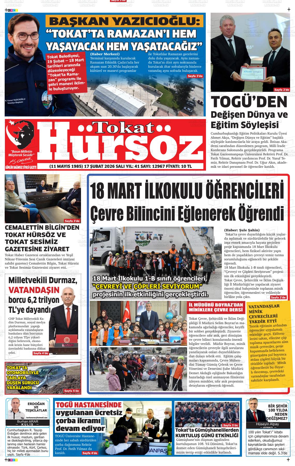 Tokat Hursoz 17.02.2026
