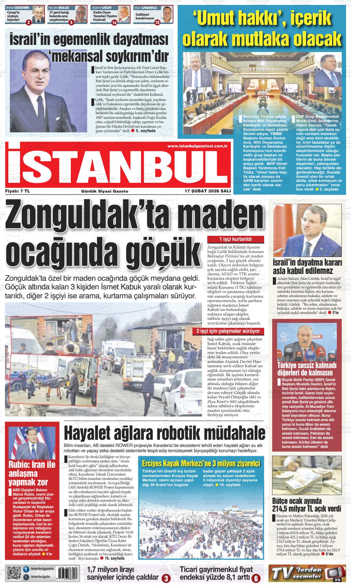 Istanbul 17.02.2026