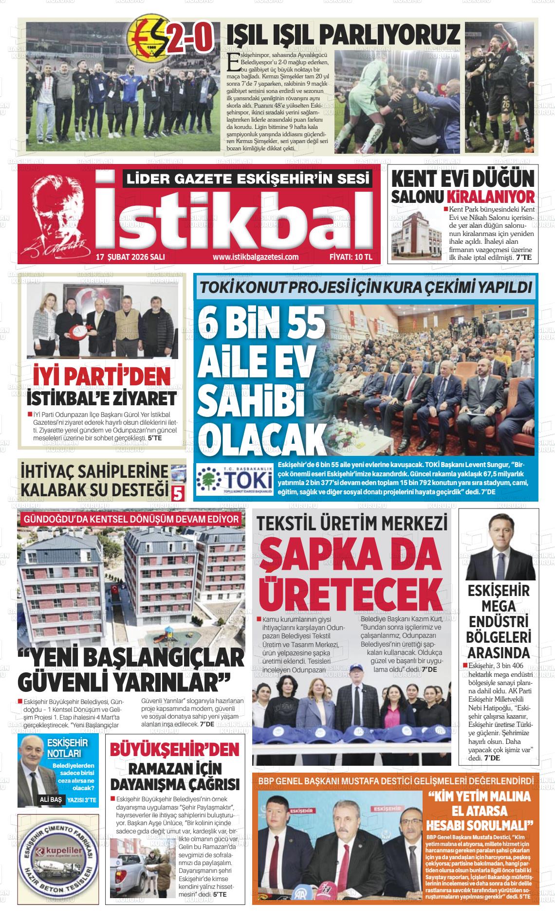 Eskisehir Istikbal 17.02.2026
