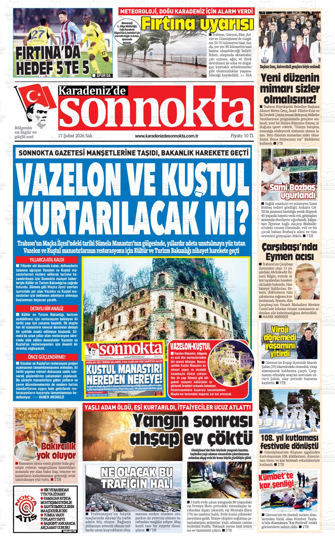 Trabzon Karadenizdesonnokta 17.02.2026