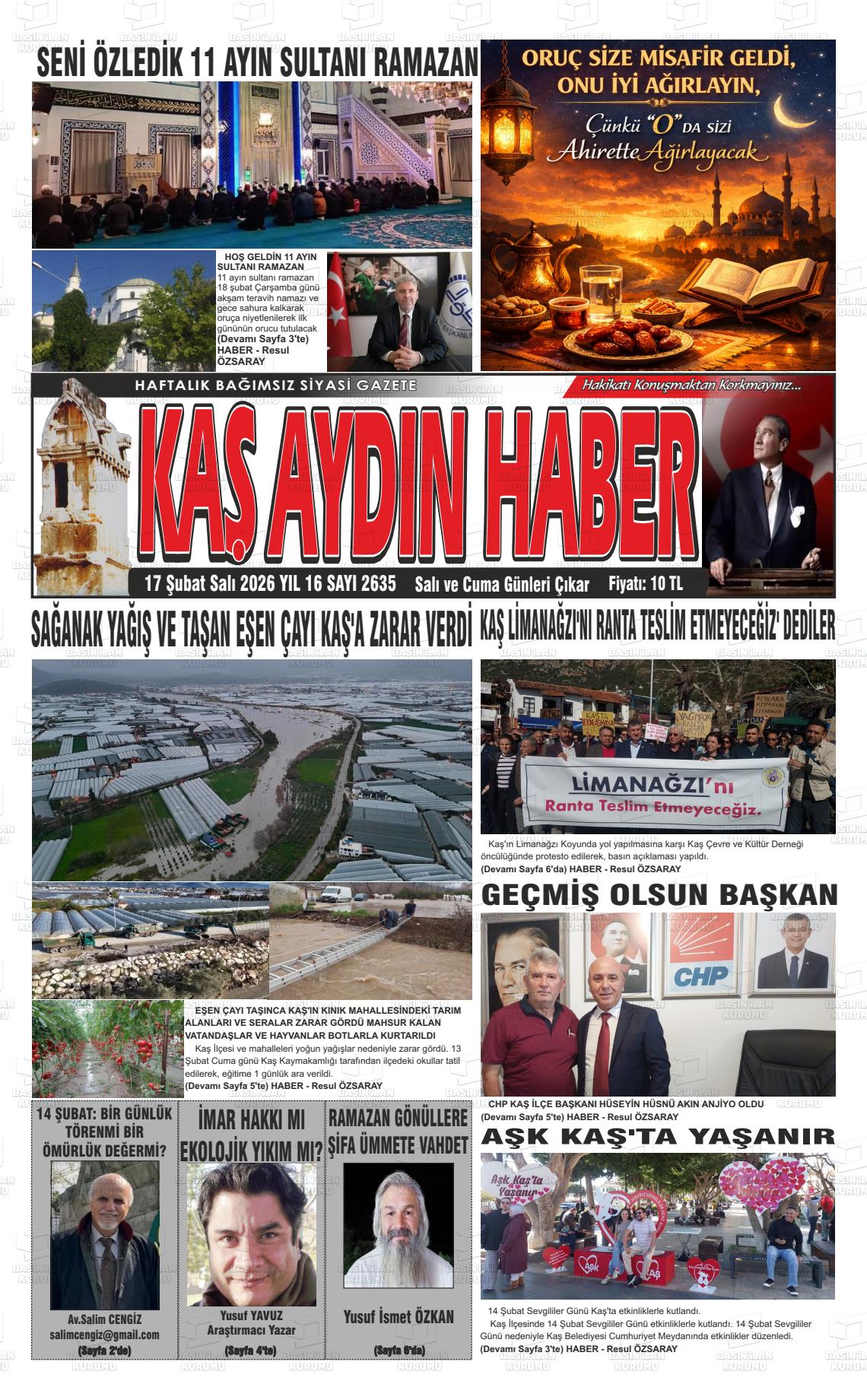Antalya Kasaydinheber 17.02.2026