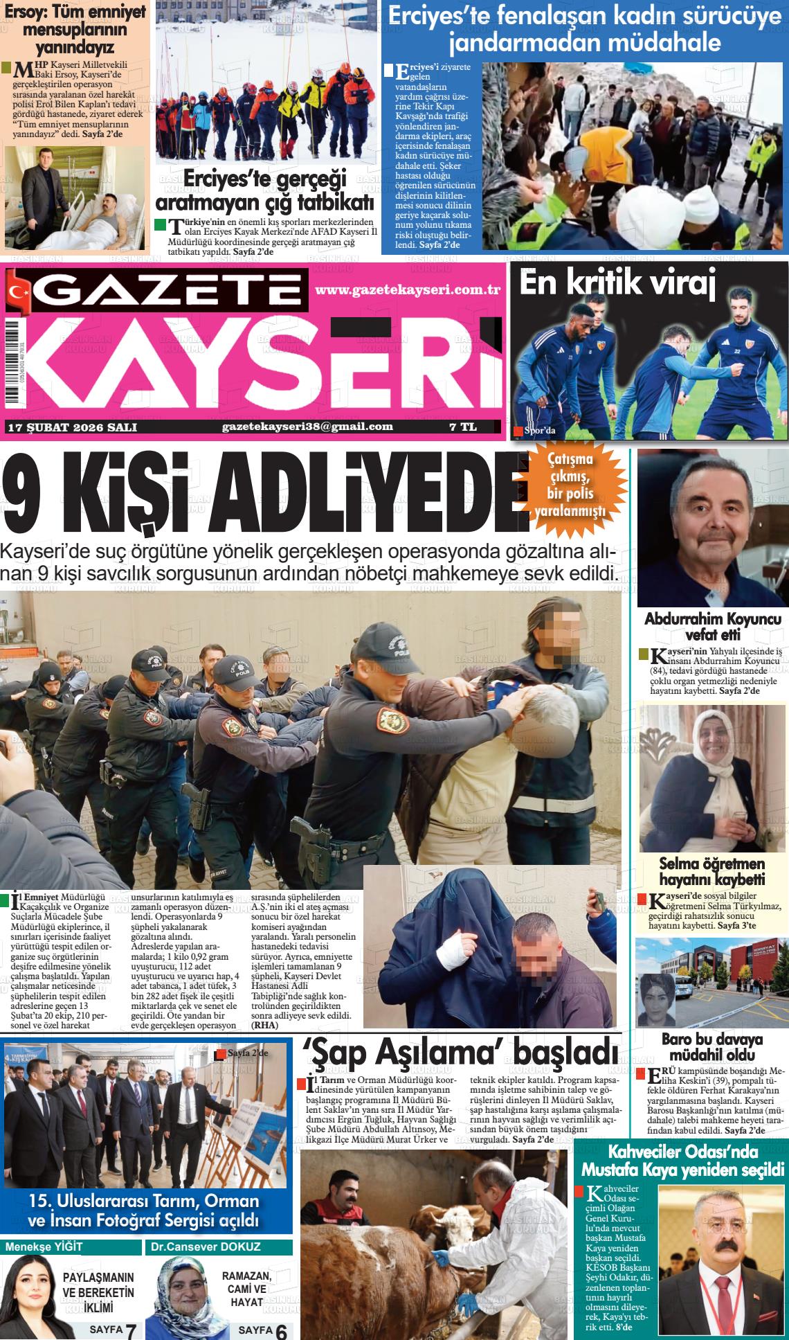 Kayseri Haber 38 17.02.2026
