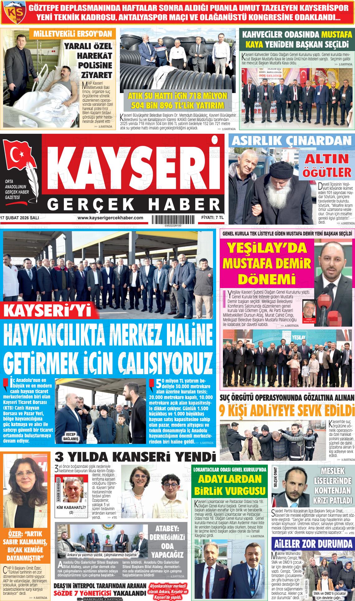 Kayseri Starhaber 17.02.2026