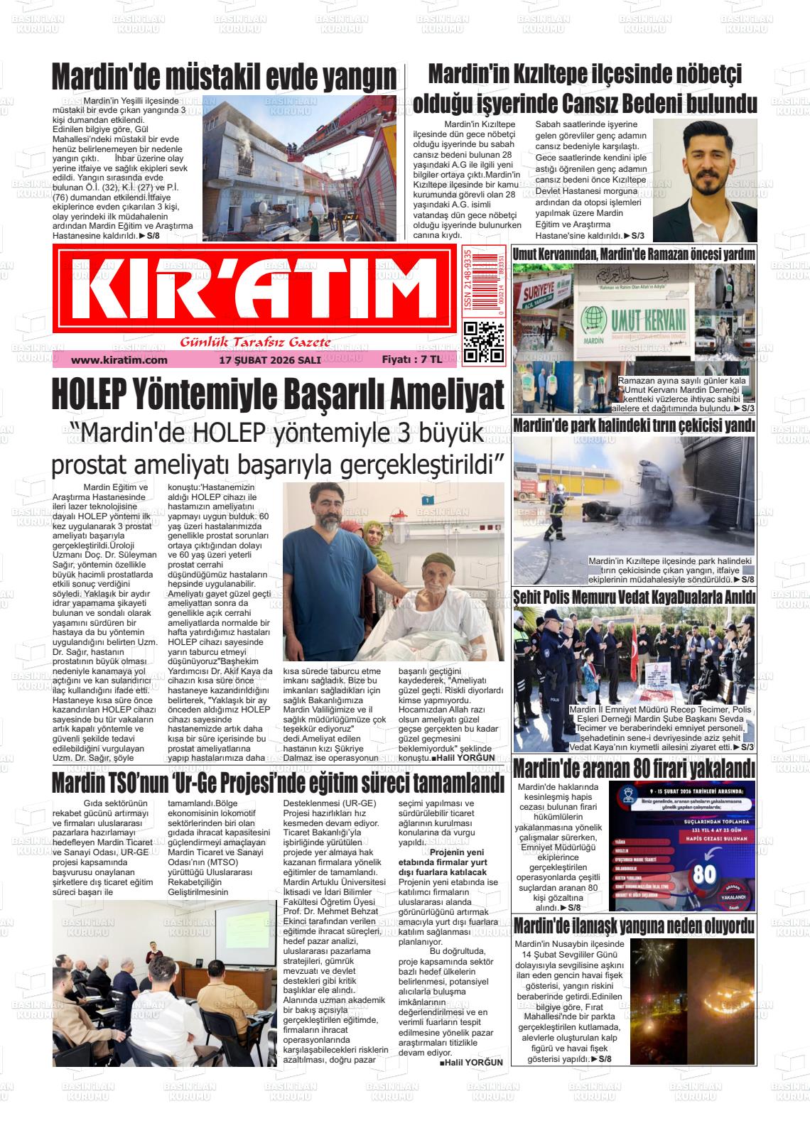 Mardin Kiratim 17.02.2026