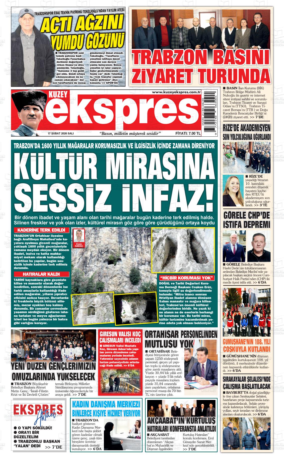 Trabzon Kuzeyekspres 17.02.2026