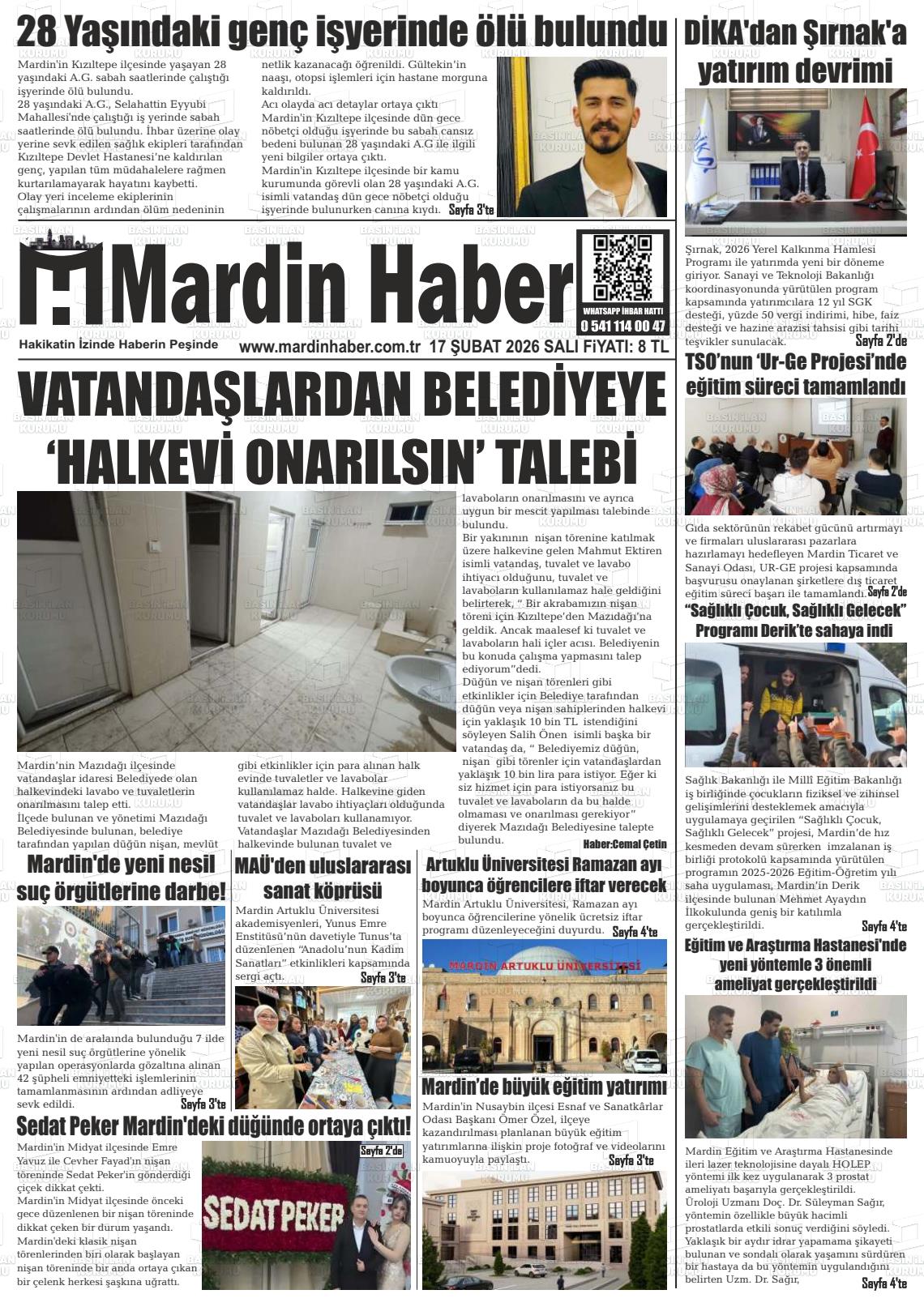 Mardin Haber 17.02.2026