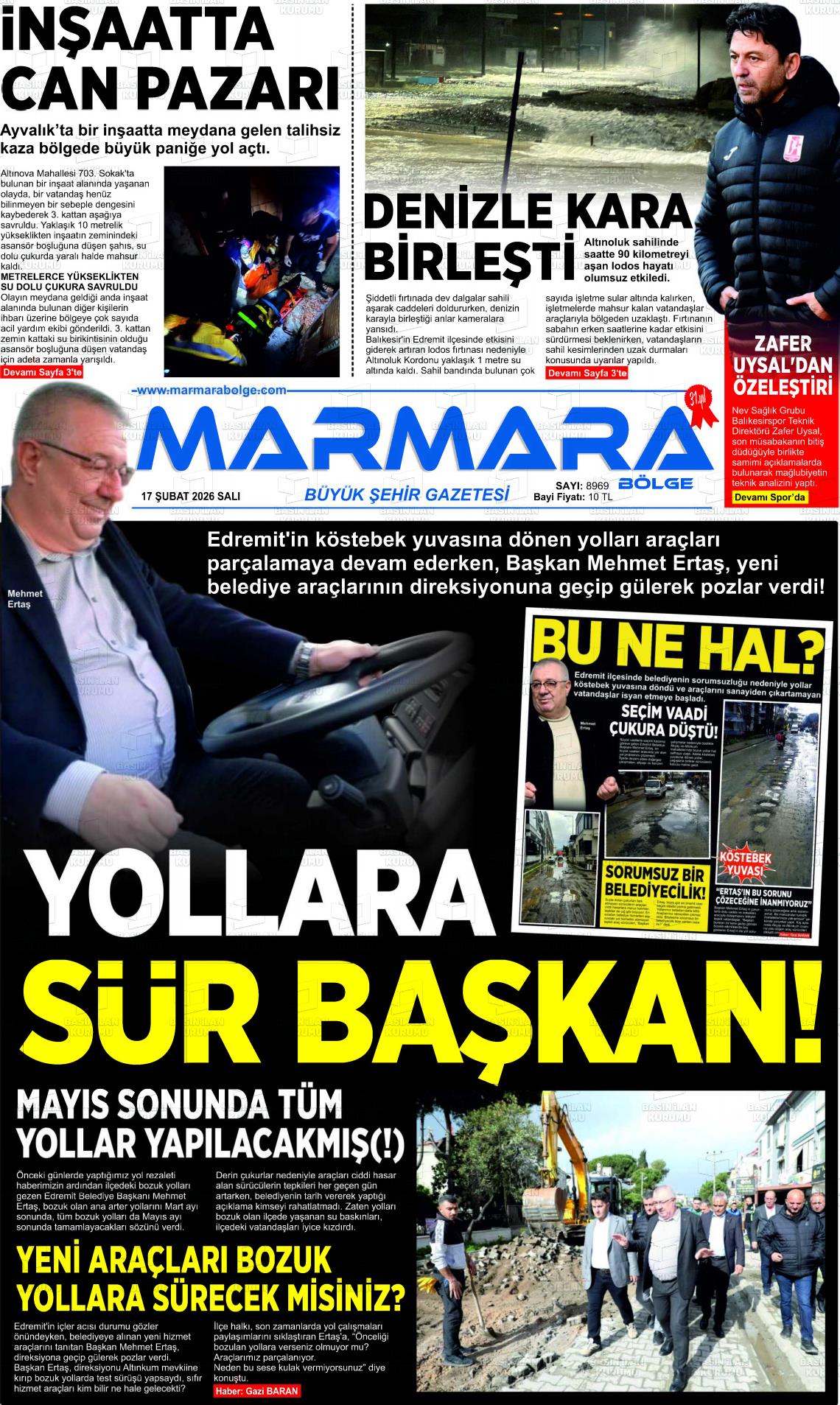 Balikesir Marmarabolge 17.02.2026