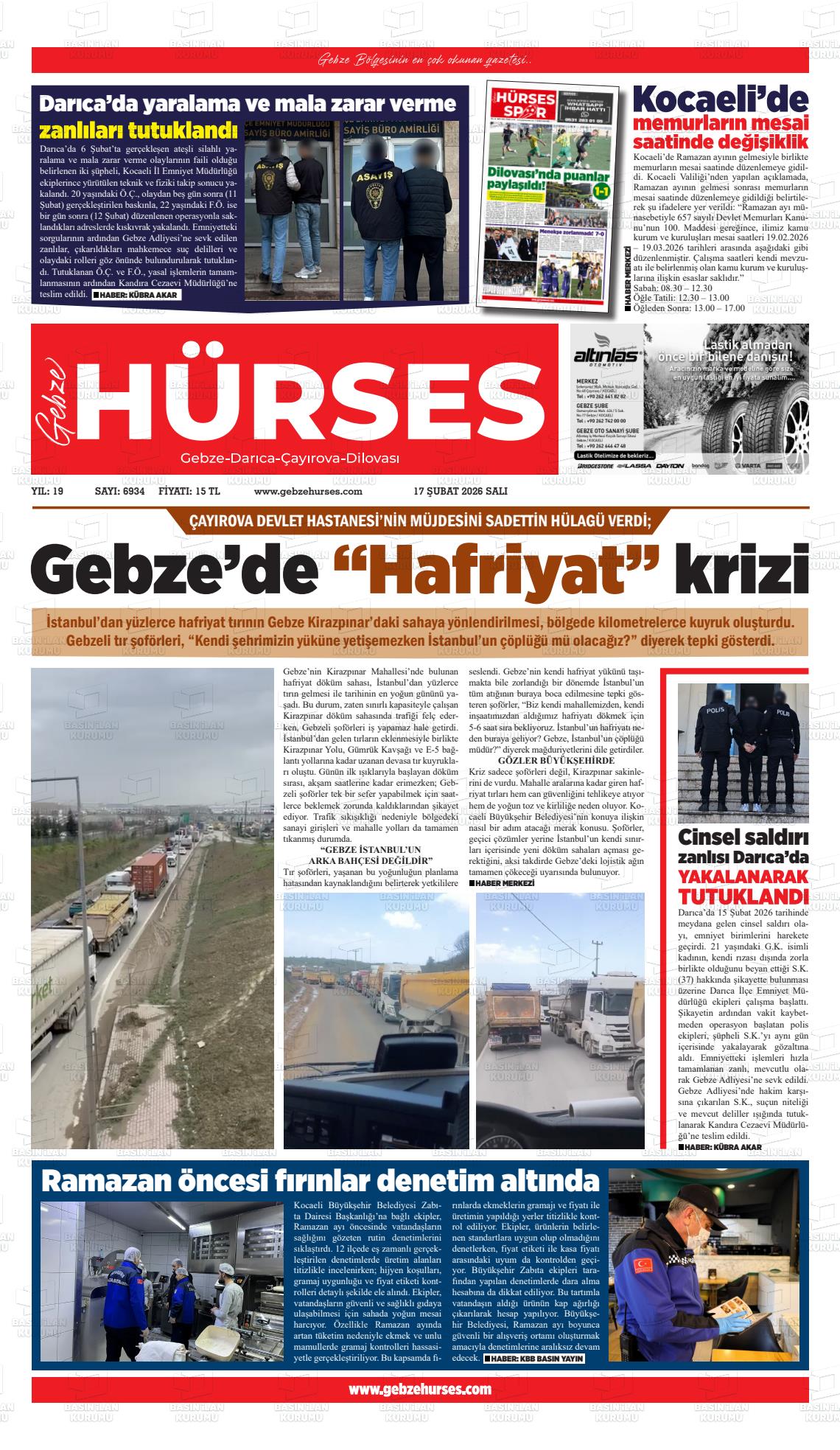 Kocaeli Marmaragebze 17.02.2026